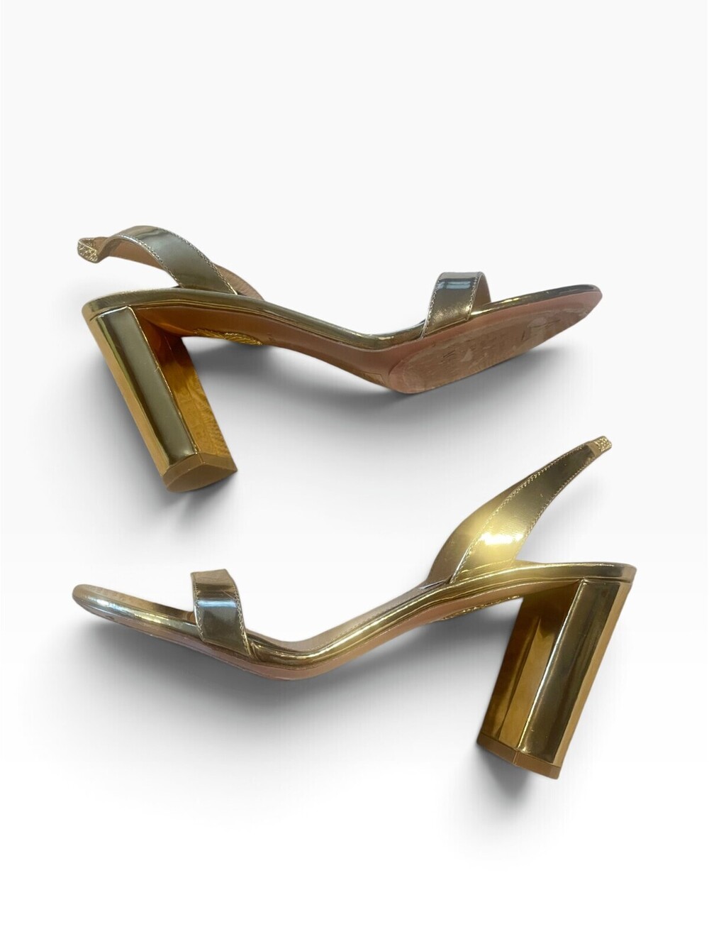 Aquazzura So Nude Block Sandal 105 - Picture 2 of 7